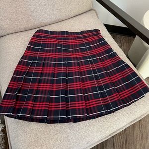 American Apparel Mini Plaid Skirt